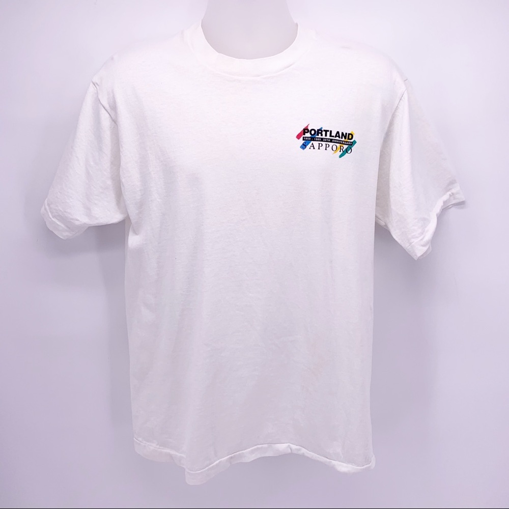 VINTAGE Portland Sapporo 30th Anniversary Tee Sz L - Picture 1 of 6